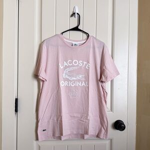 Lacoste Light Pink T-Shirt with Logo